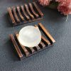 Porte-savon en bois Brun